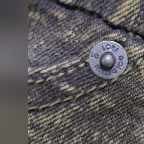 Logo By Lori Goldstein GREEN Acid Wash Pull-on Slim Leg Denim Pants - Picture 3 of 12